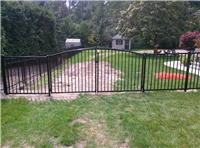 Fence Gallery Photo - Custom Gate with sloping bottom.jpg